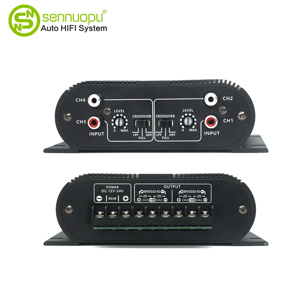 Sennuopu M4 4-channel D-class 400W mini amplifier