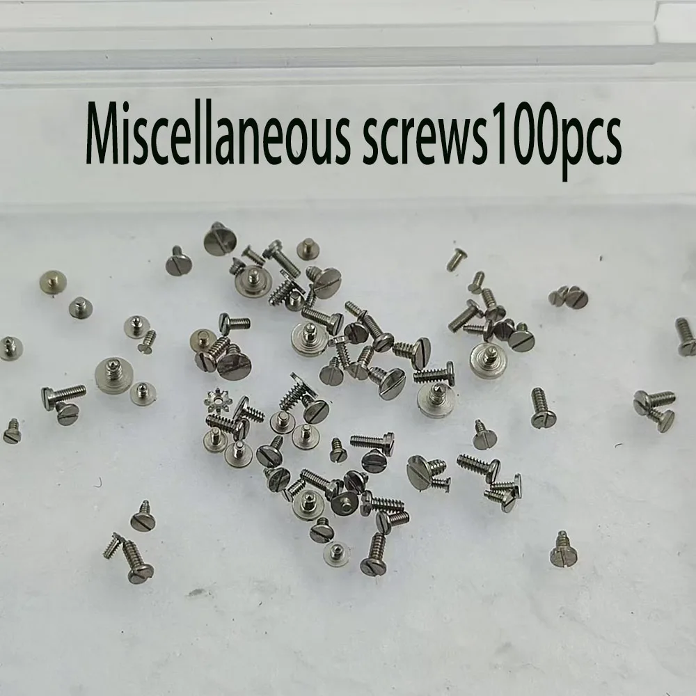 

Watch movement accessories, miscellaneous screws, various sizes, all movement sizes are original screws. One bag contains about