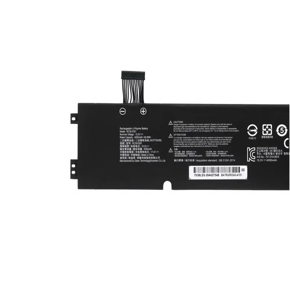 NEW RZ09-0351 RC30-0351 Laptop Battery For Razer Blade 15 Base 2020 2021 RZ09-0369X RZ09-0351 9E11 Series 15.2V 60.8WH