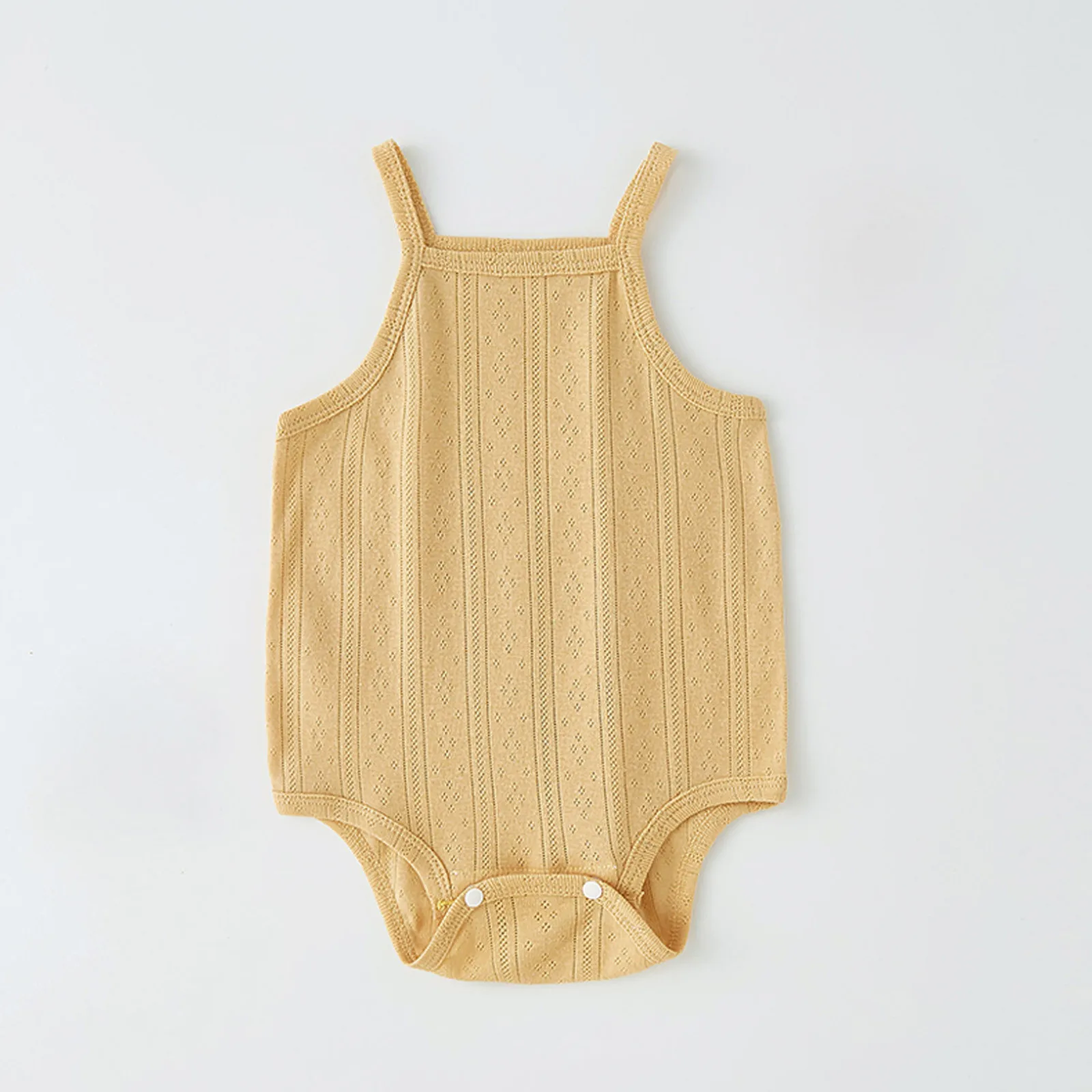 Infant Boys Girls Sleeveless Solid Romper Jumpsuit Newborn Summer Bodysuits Clothes Long Sleeve Jumpsuit 2024 Hot Selling Outfit