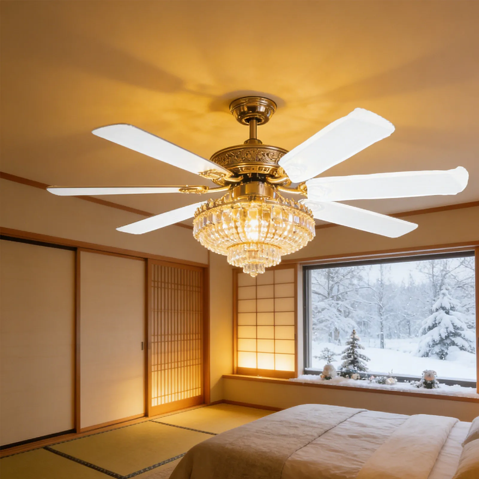 

5 Pcs Ceiling Fan Cover of Prevention Blade Cloth Covers Mesh Dust-proof Blades Washable for Fans Catcher Blades Fabric Covers