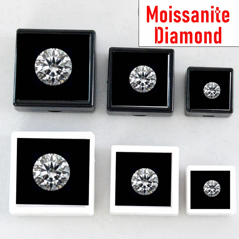 

Premium Moissanite Diamond Round Cut Brilliant Loose Gemstones For Jewelry Making Material