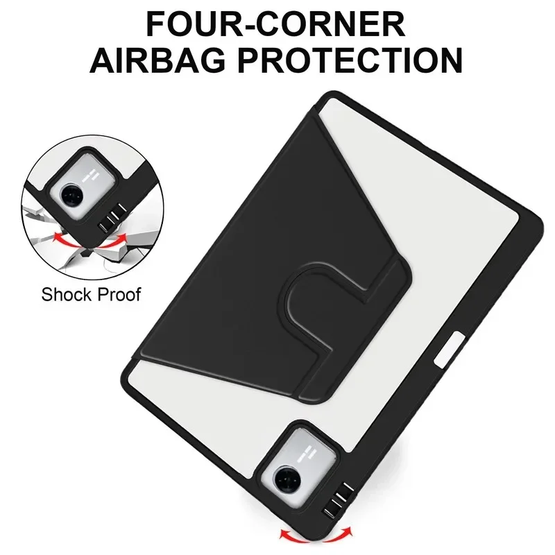 For Lenovo Xiaoxin Pad 11 2025 2024 Case Idea Tab 11/K11 Gen2 M11 Rotating Acrylic with Pencil Slot Funda TB335FC/TB336ZU Cover - view 6