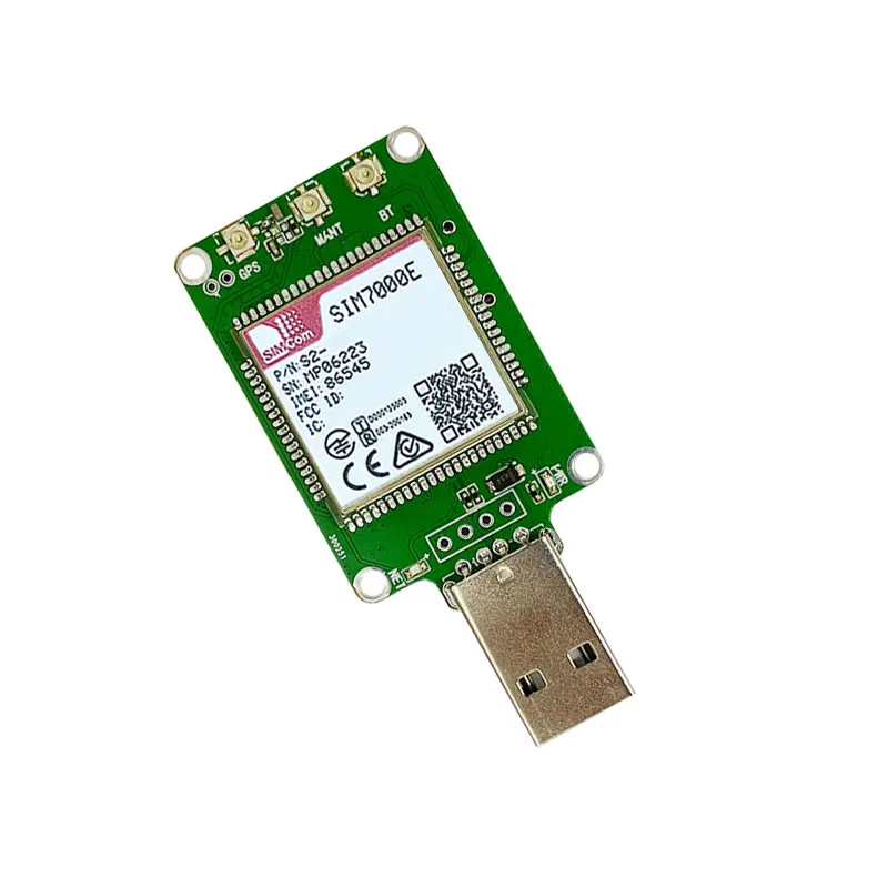 In Stock SIM7000E USB Donlge With FPC Antenna+GPS Antenna LPWA+GSM+NBIOT+CATM Donlge SIMCOM LPWA module Module Modem Europe