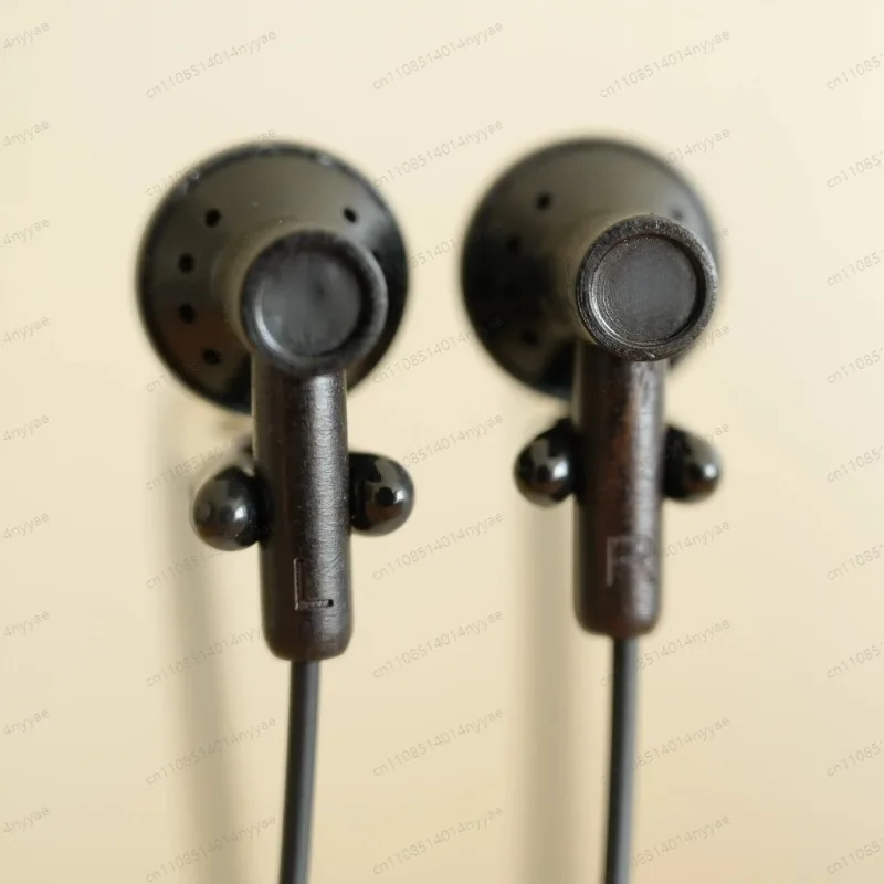 Audio  Ebony Wood In-Ear Monitor, Traditional Earbud with 150Ω High Impedance, Open-Back Design for Comfortable Sleeping Use