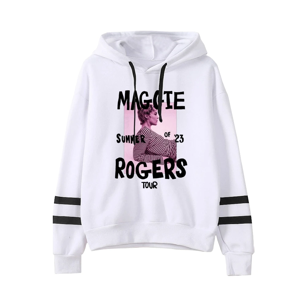 Maggie Rogers Summer of '23 Tour Hoodie Pocketless Parallel Bars Sleeve Streetwear Men Women Sweatshirt Fashion Clothes