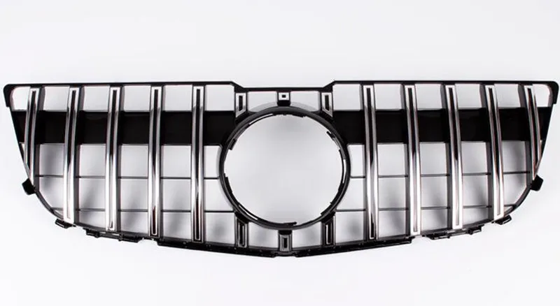 For GLK X204 Mesh Grilles GLK260 GLK300 GLK350 Front Racing Grille AMG GT Grills Fit Special for 2012-2014 model