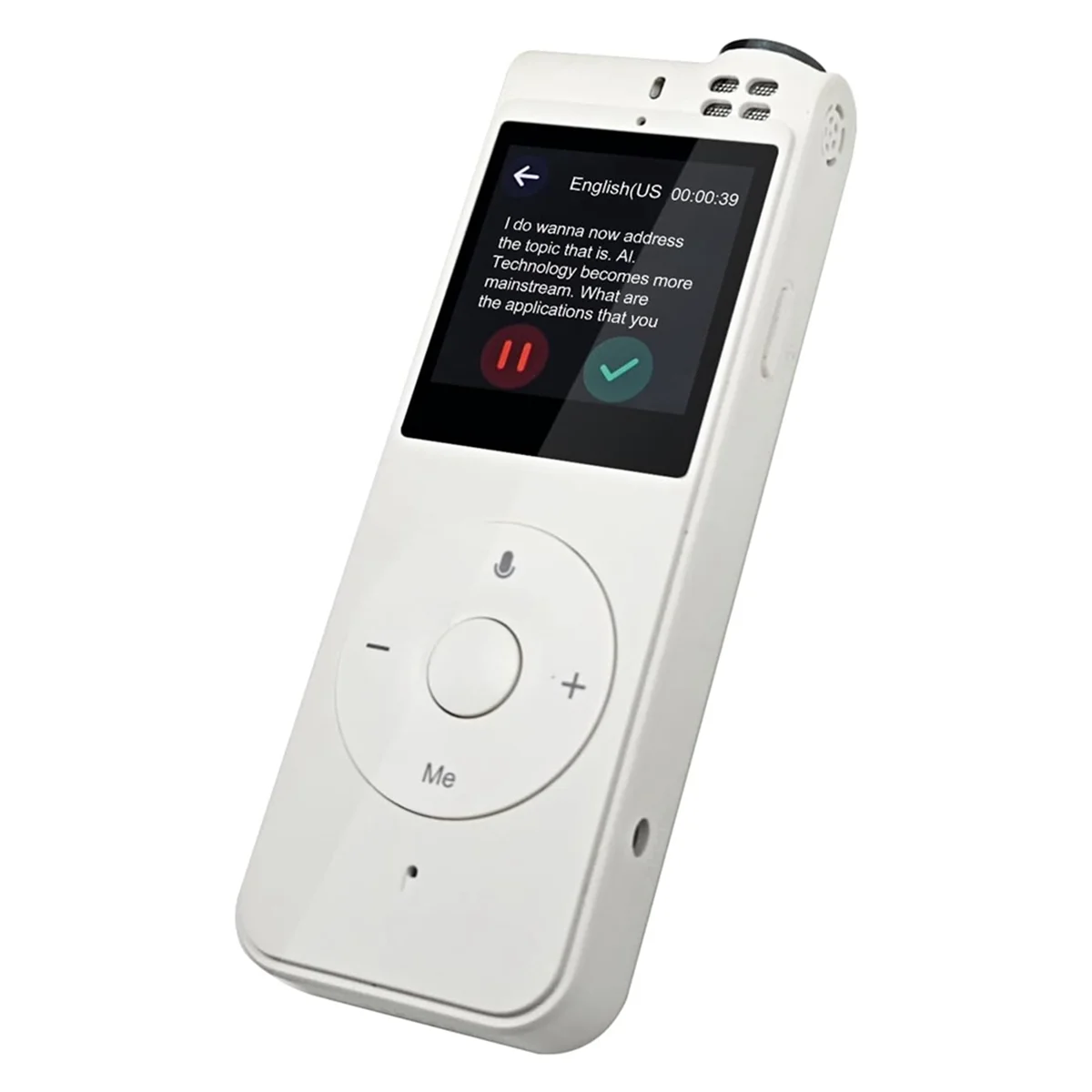 Digital Voice Recorder, Speech to Text and Instant Translation, Suitable for Meetings, Classrooms and Interviews