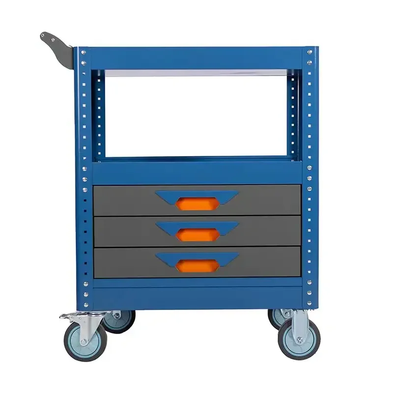Large Capacity Tool Trolley With 3 Drawers Quality Detachable Organizer Cart Customizable OEM Support