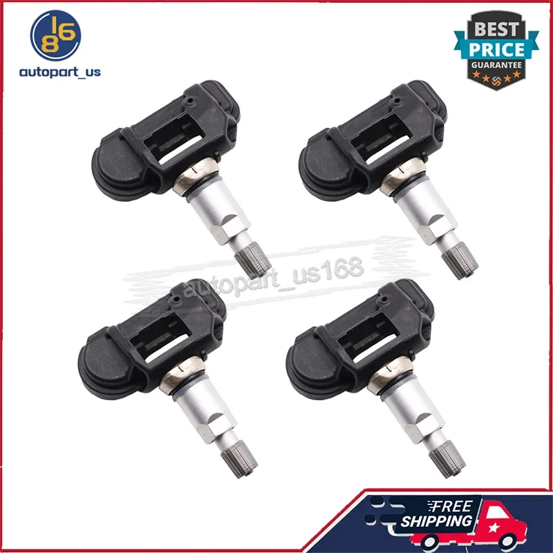 4Pcs 433MHz 670002790 TPMS Tire Pressure Sensor For Alfa Romeo 4C Citroen Jumper Fiat Ducato Maserati Ghibli Peugeot Boxer Combi