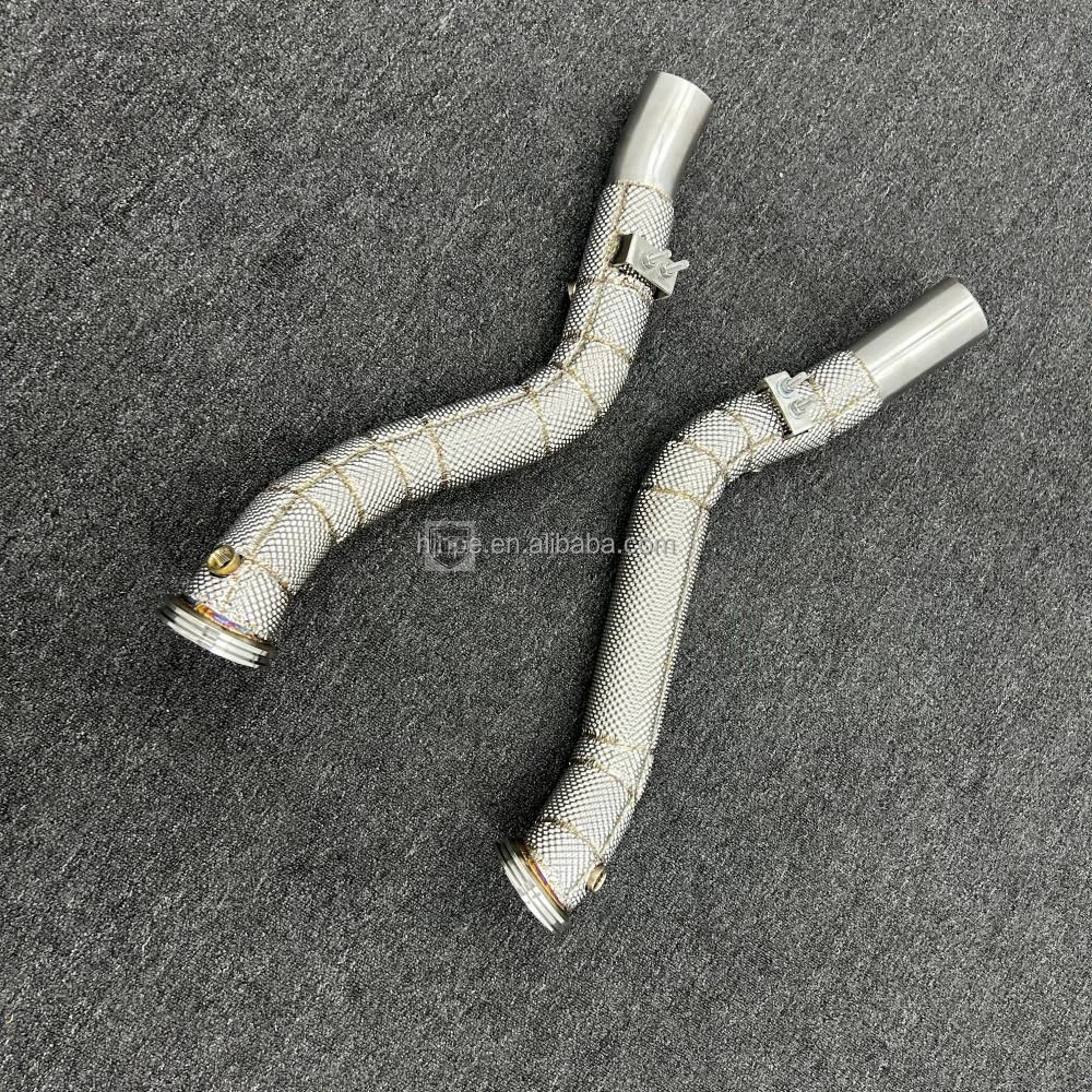 Freifluss-Downpipe für Maserati Ghibli Levante Quattroporte SQ4 3.0T Gerades Downpipe-Auspuffsystem – Detail 9