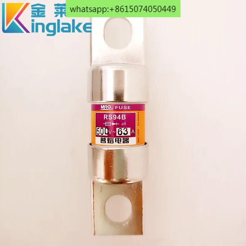 ฟิวส์เซรามิกแบบกลม รุ่น Ming melt RS94B 500V 40A~150A แบบยึดด้วยสลักเกลียว