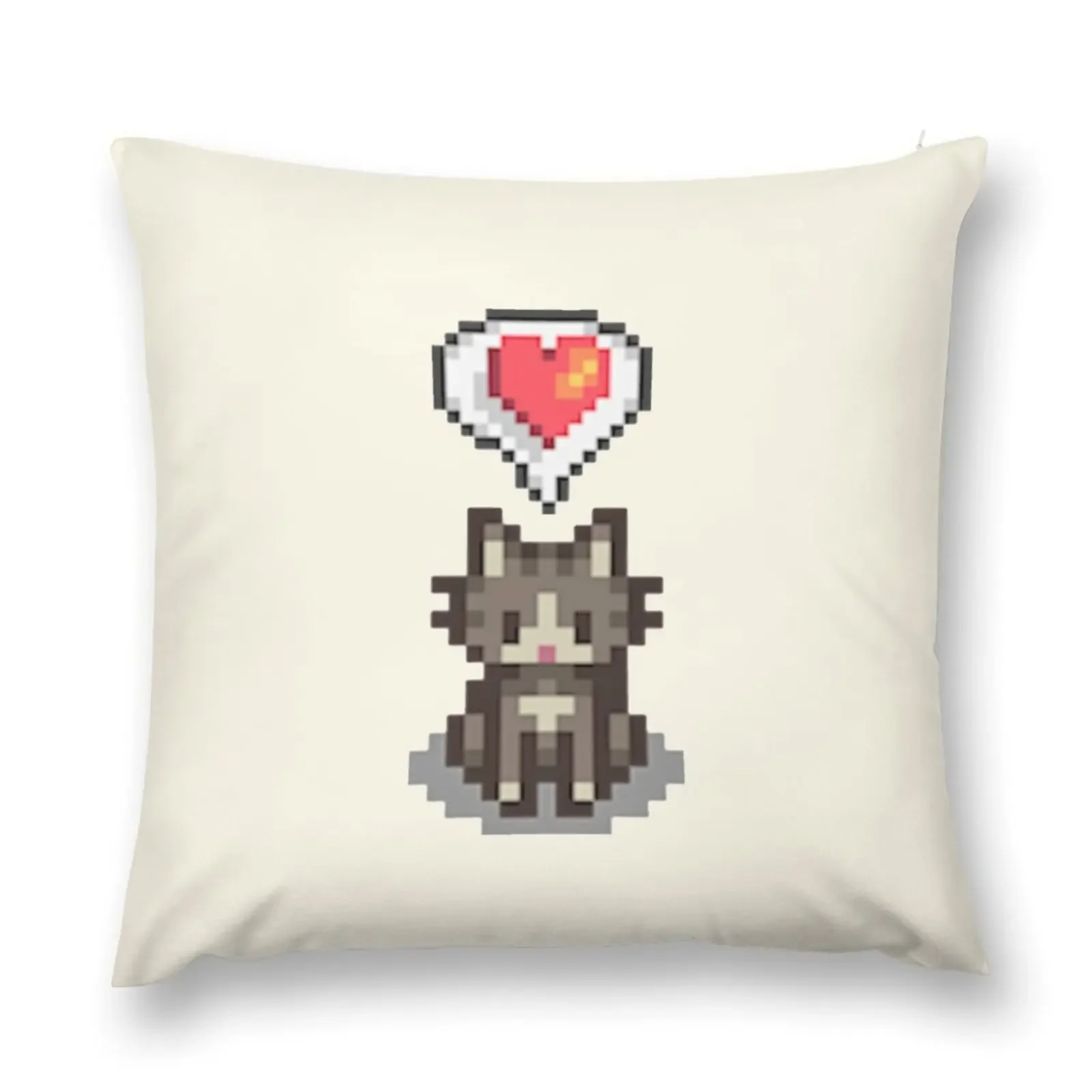 Stardew Valley – housse de coussin en forme de chat gris, ornements de noël, 2025