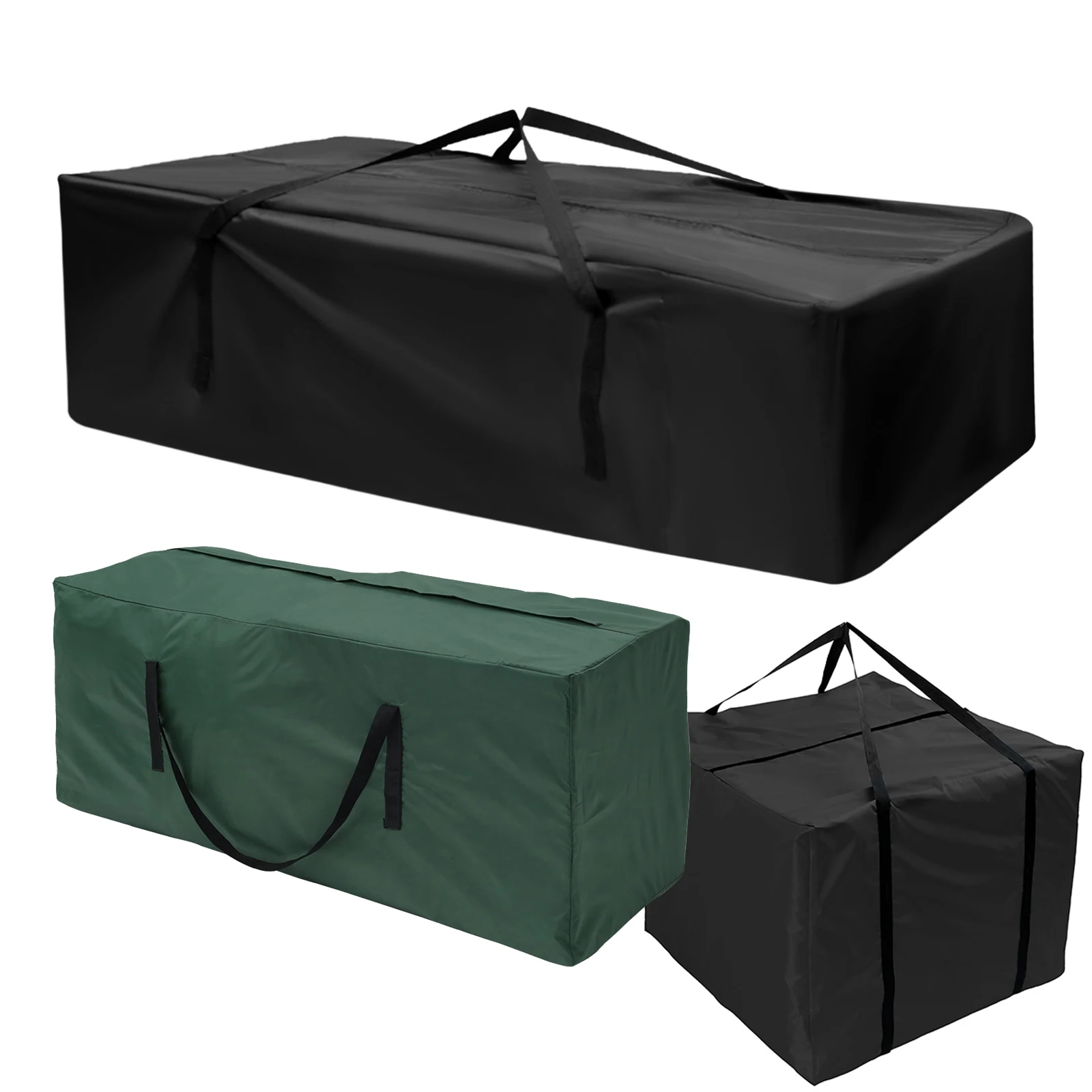 Outdoor Furnitures Storage Bag Oxford Cloth Waterproof Black Garden Furniture Covers Multifunctions Christmas Tree Organizer