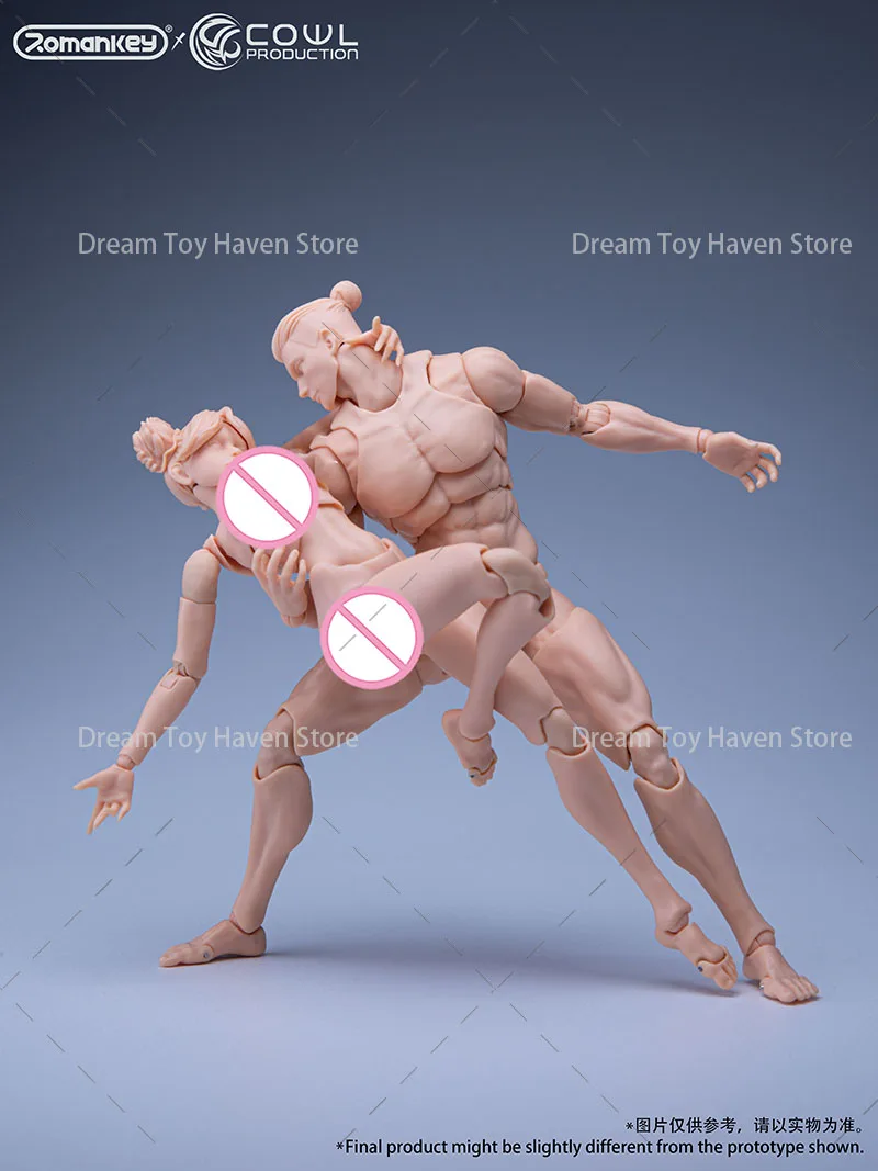 ‌ Romankey X COWL Originale Scala 1/12 Soldato Ragazza Anime ‌   Figura d'azione bambola articolata super flessibile da 6 pollici con corpo articolato