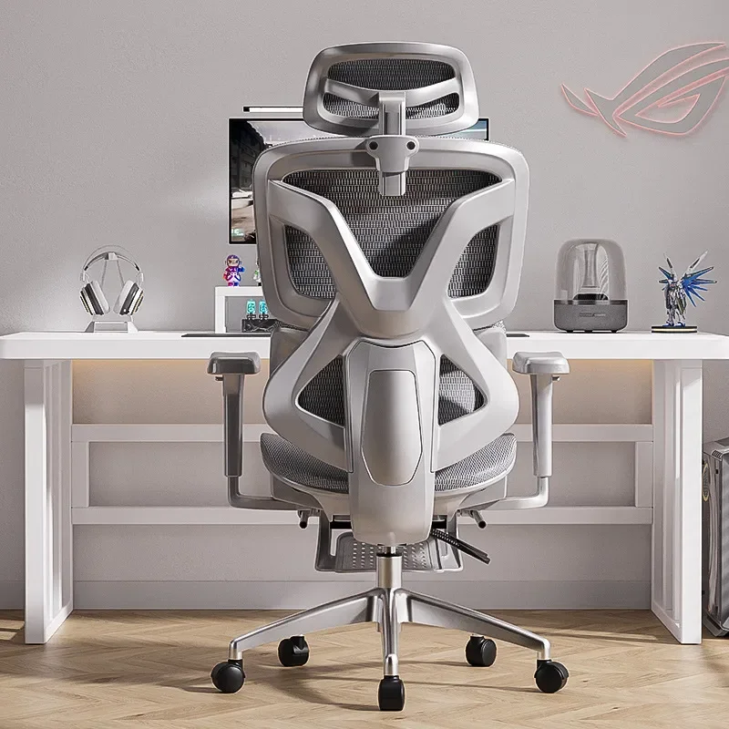 Ergonomic Office Chair with Hollow Seat Cushion Comfortable Home Computer Chair for Students Learning and Lunch Break