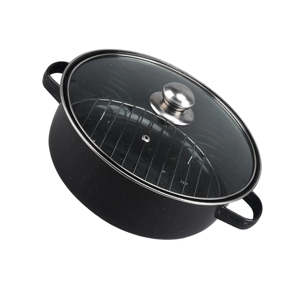 1 Set Of Roasted Sweets Potato Pot Even Heating Wear Resistant Bottom For Household Roasted Corn Container Kitchen Supply Home