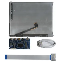 Monitor de Tela LCD, Controle Driver Board, IPS DIY, 9.7 