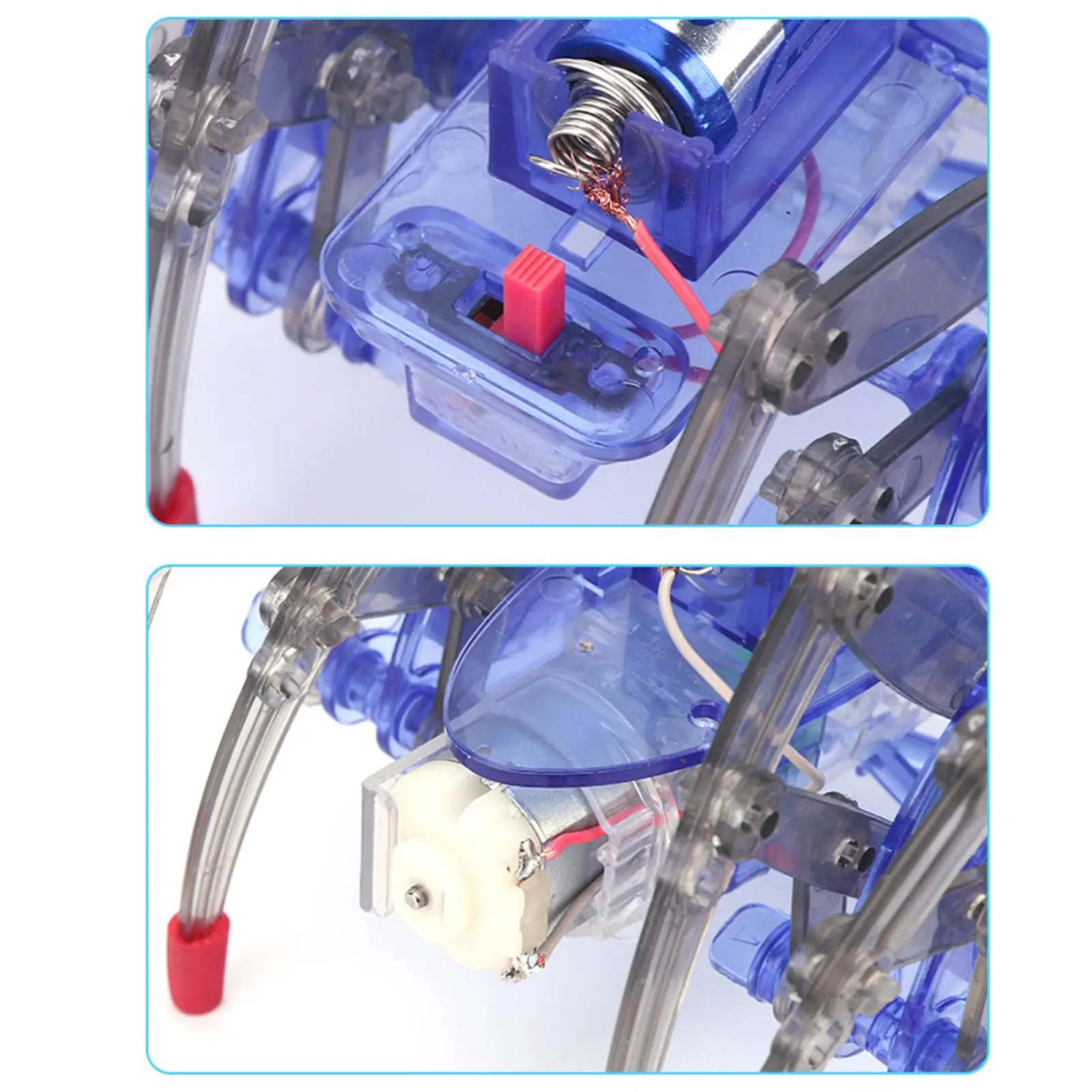 スパイダーロボットキット。stemプロジェクト用の科学探求おもちゃ。3歳、4歳、5歳、ティーンエイジャー向け。