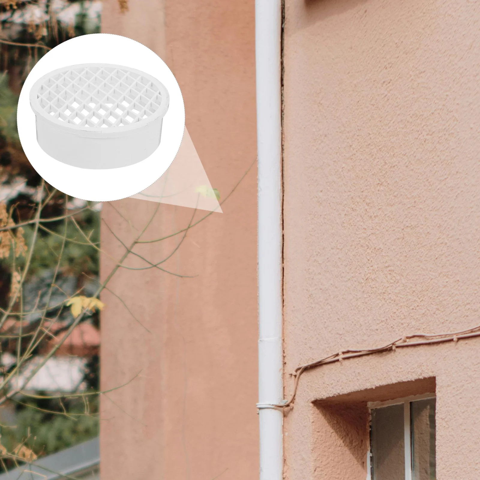 

Floor Drain Cover Insert Sewer Anti-Blocking Filter Plastic Pipe Drain Round Filter Efficient Drainage Debris Catching