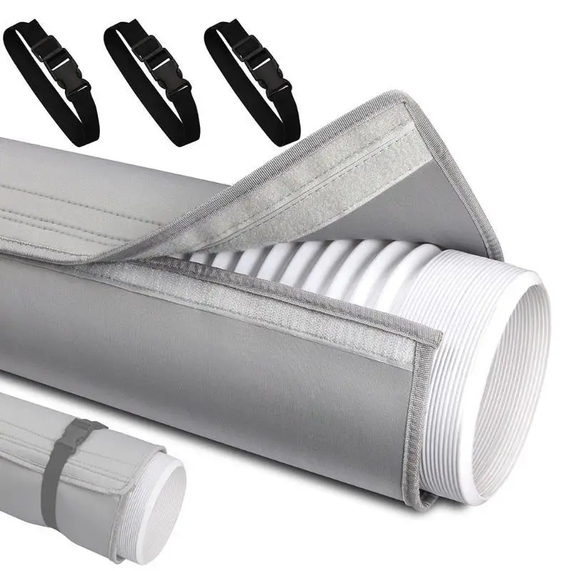 Universal AC Hose Cover Waterproof Dustproof Heat Resistant Exhaust Pipe Protector for Home Portable Air Conditioner