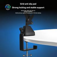 A42Z-Microphone Bracket RGB Microphone Arm Stand With RGB Light Rotatable Suspension Boom Scissor Stand