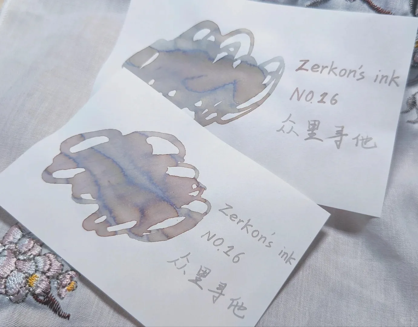 Zerkon NO.16,【 Searching For Her In The Crowd 】 ,Low Concentration Ink, PEN INK