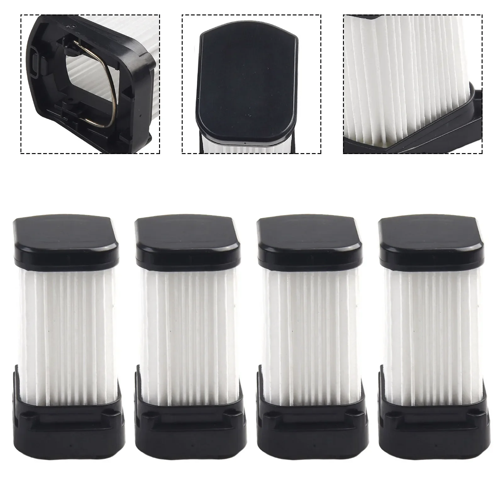 4pcs Filter For Shark WV270 WV270UK WV273UKT WandVac 2.0 Cordless Handheld Vacuum Cleaner Household Appliances Accessories