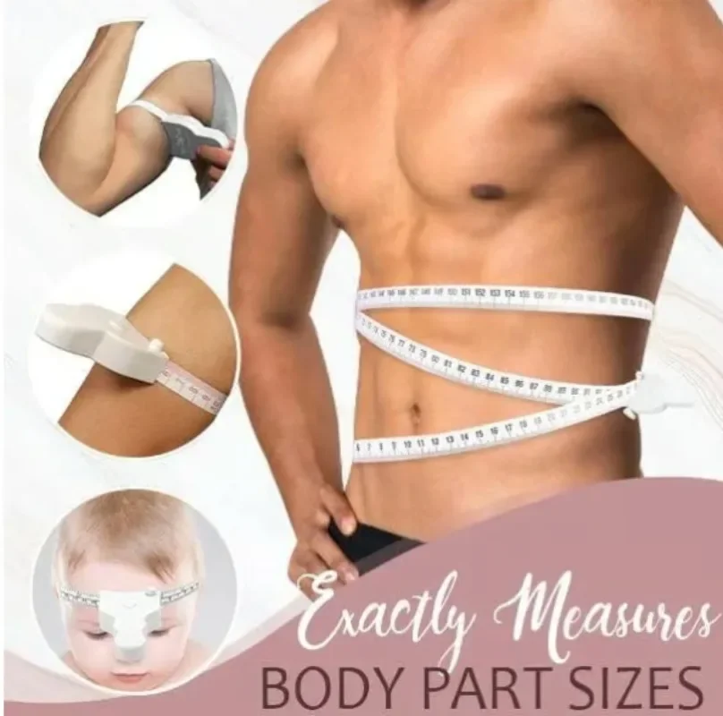 Retractable Body Measuring Ruler Automatic Telescopic Tape Digital Measuring Tape Waist Circumference Arm Circumference
