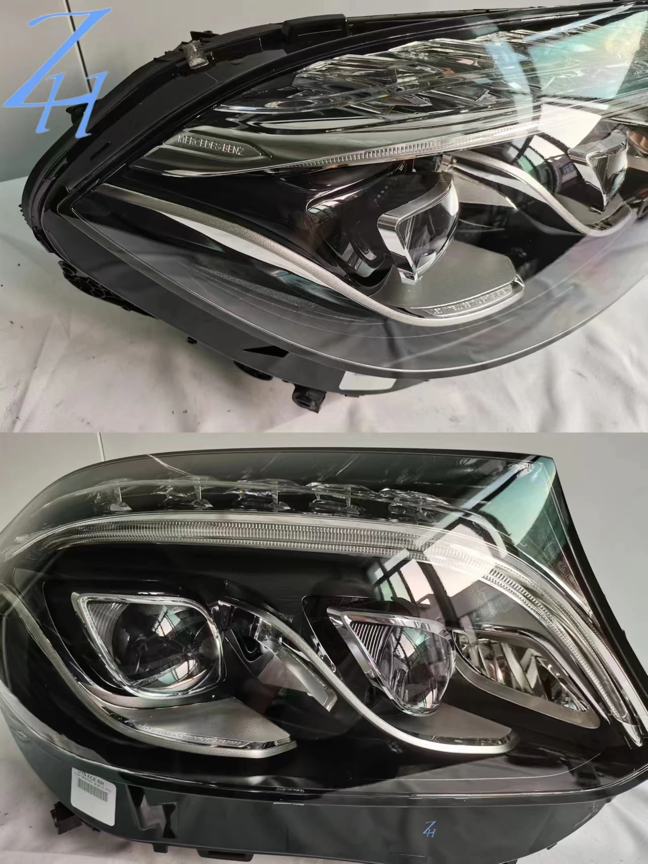 For Mercedes-Benz GLS A166 automotive headlights GLS400 GLS350 GLS500 headlights assembly 2016-2019LED Original manufacturer