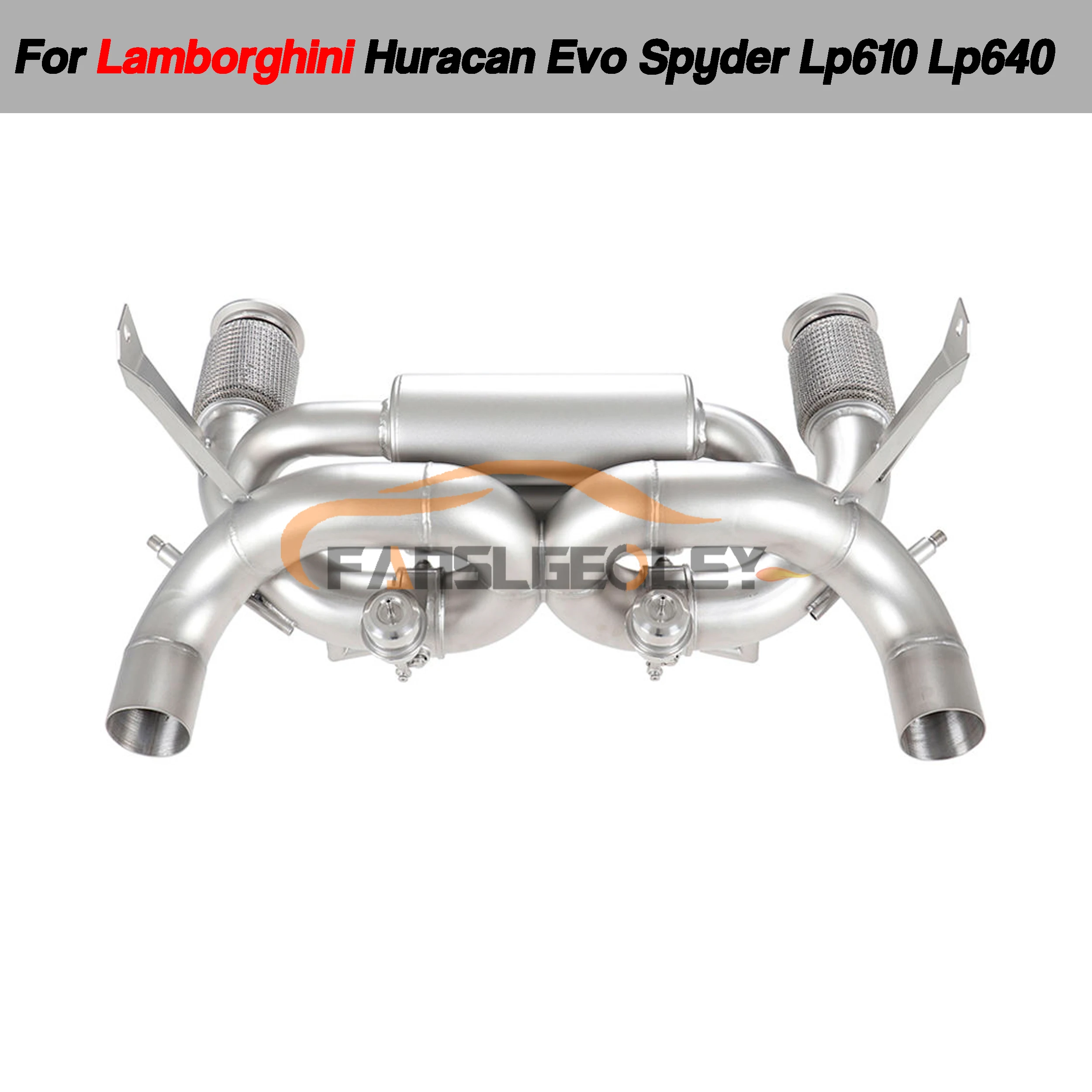 Stainless Steel Exhaust Catback Performance Valvetronic System Parts For Lamborghini Huracan Evo Spyder Lp610 Lp640 Tuning