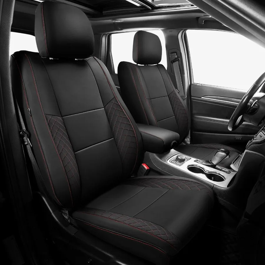 

for Jeep Grand Cherokee Seat Covers 2011-2021 Luxury Waterproof Leather Car Seat Cover Automotive SeatCovers Protector Cushion A
