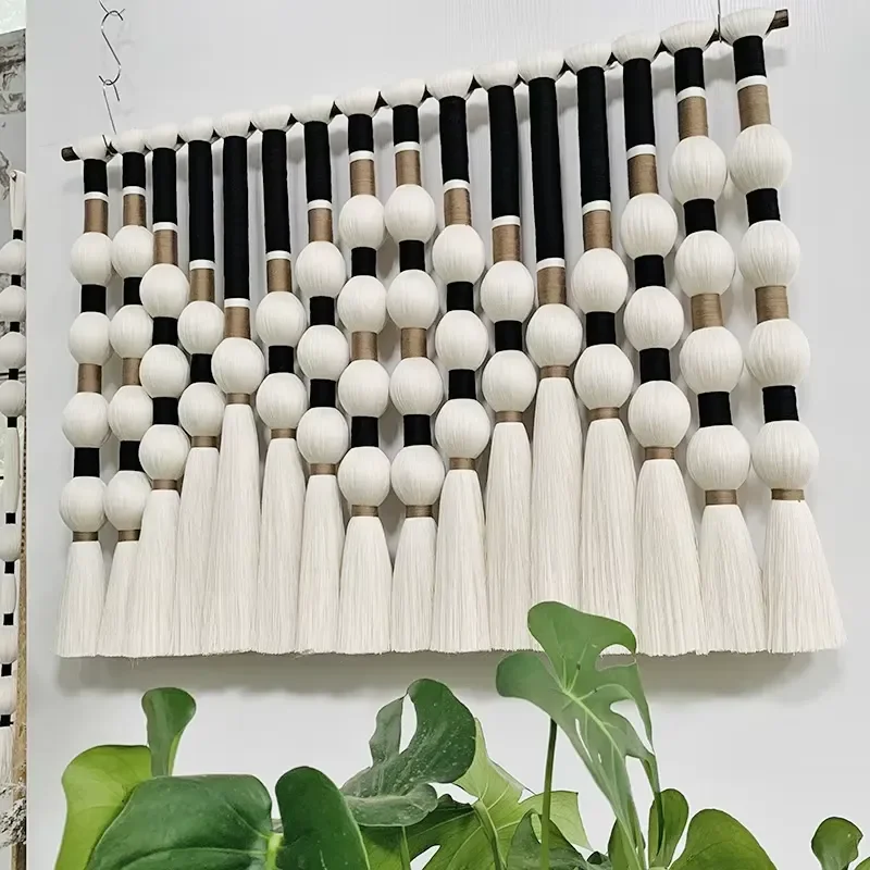 Art Deco Macrame Cotton Rope Wall Hanging Decor Home Commercial Spaces-for Weddings Anniversaries Birthday Diwali