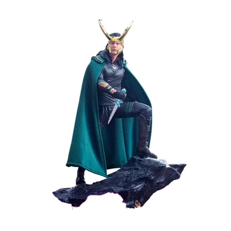 Limited edition 25cm Superhero Loki PVC Action Figure PVC statue Collectible Model Room home decoration toys kids child gift