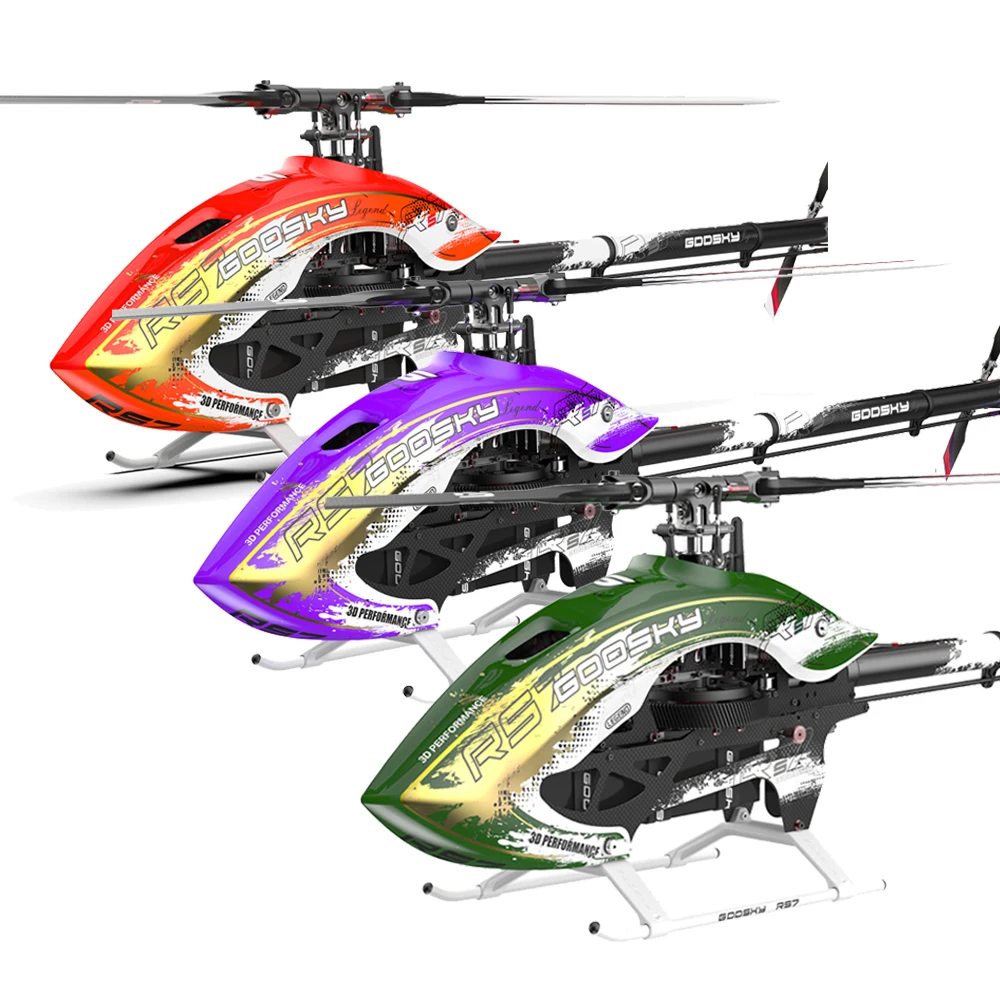 

GOOSKY RS7 Ultra 6CH 3D Dual Brushless Motor Direct Drive Aerobatic RC Helicopter KIT