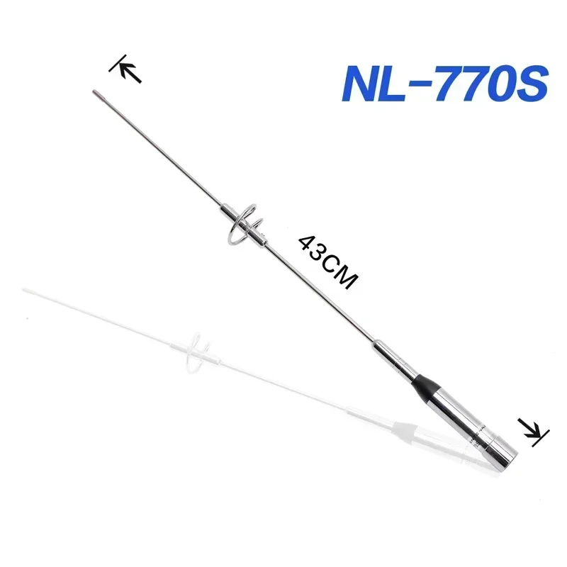 나고야 NL-770S 듀얼 밴드 모바일 라디오 안테나, VHF, UHF 144, 430MHz, 150W, NL770S