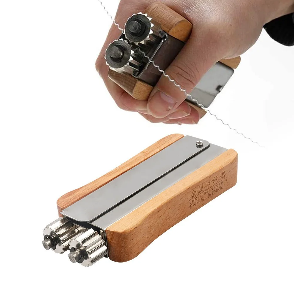 

Stainless Steel Beekeeping Wire Tensioner Tension Wire Wooden Handle Frame Crimper Professional Durable Wire Tightener