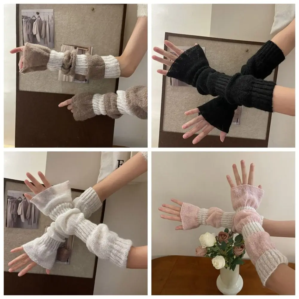 Oddychający Harajuku Y2K Oversleeve Punk Gothic JK Lolita Arm Sleeves Sweet Cosplay Anime Long Sleeves Ladys