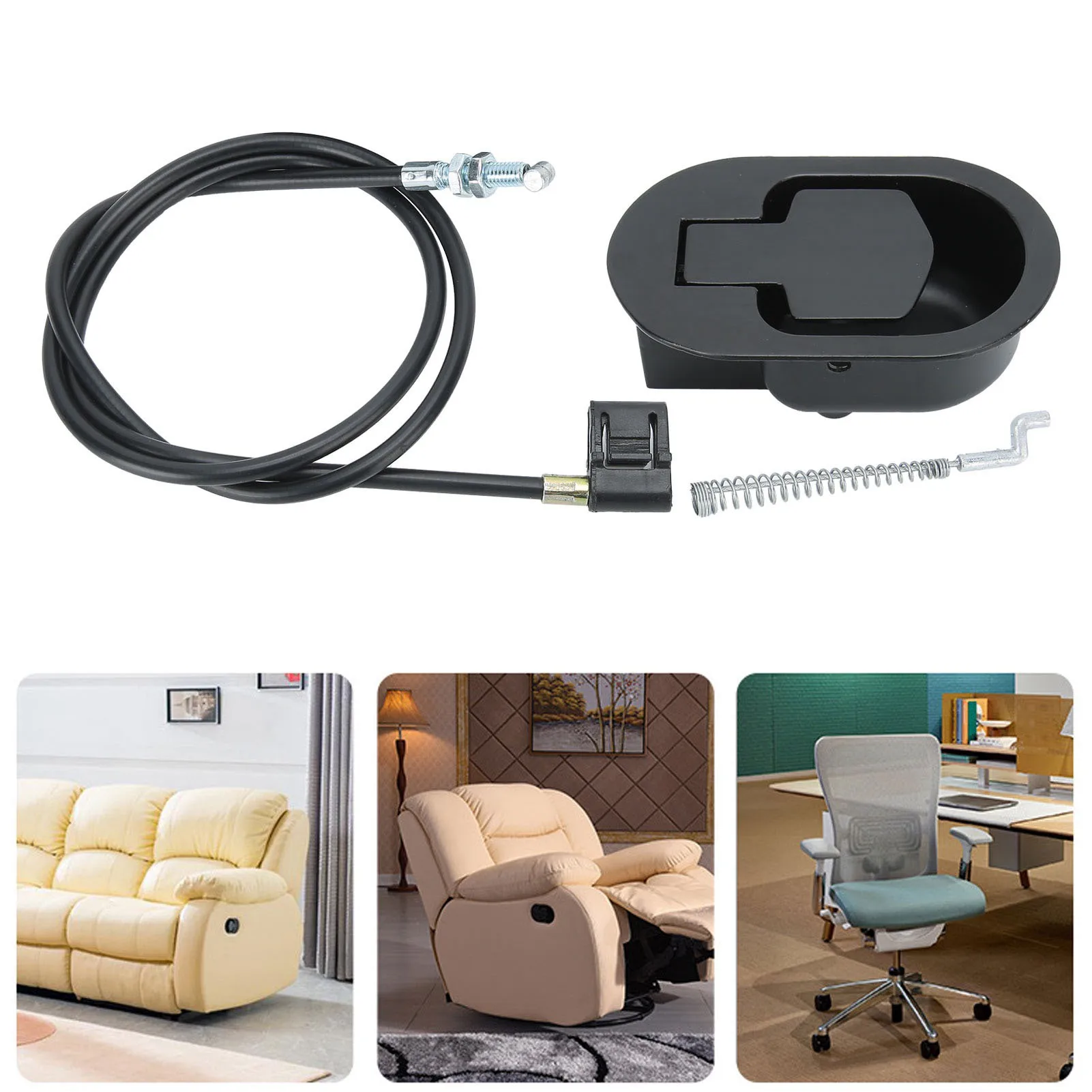 Sofa Release Handle With Cable Recliner Hand Controller Switch Replacement Accessory