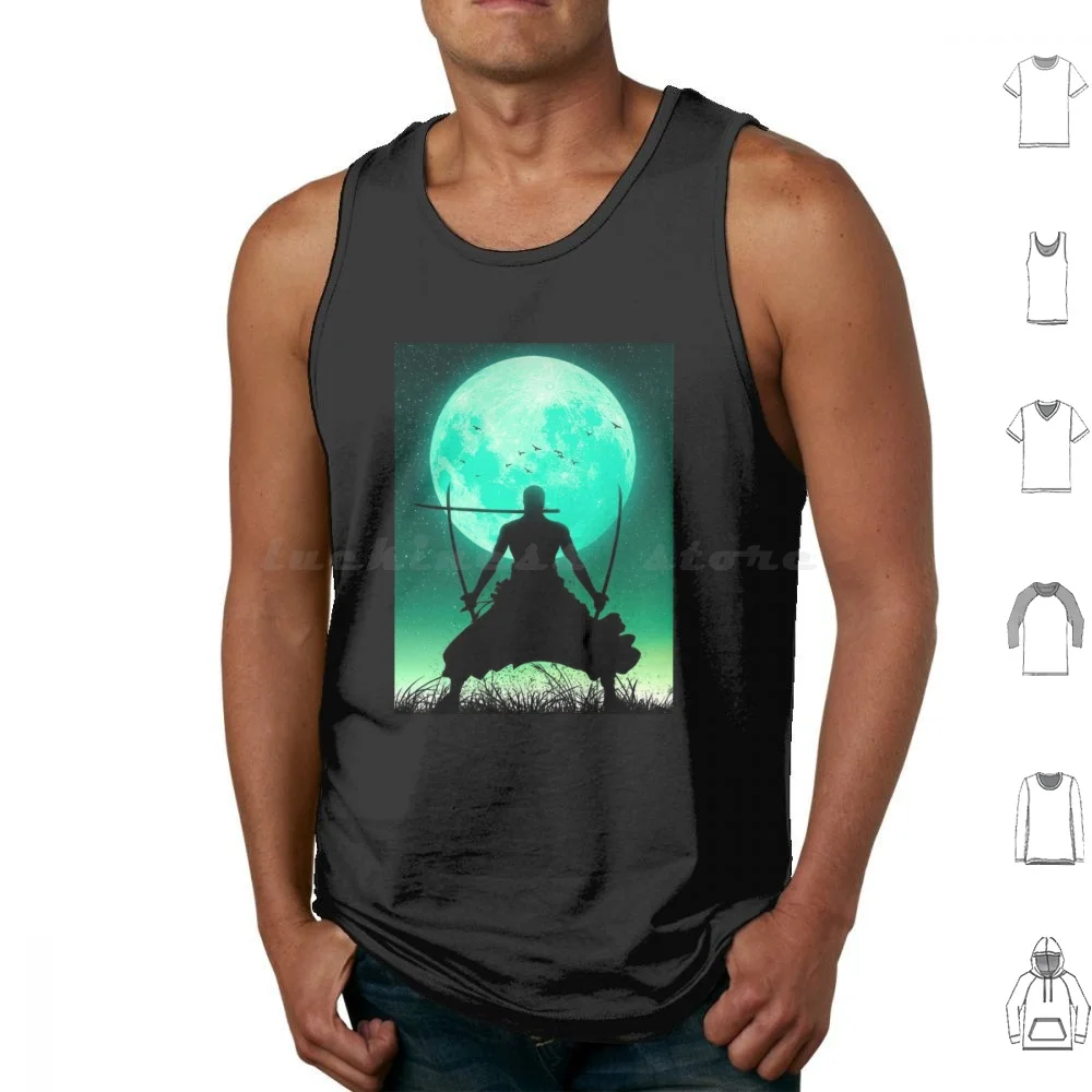 Roronoa Zoro Tank Tops Vest Sleeveless Zoro Roronoa Zoro Luffy Anime Sanji Manga Nami Mugiwara Nico Robin Law Zoro Roronoa