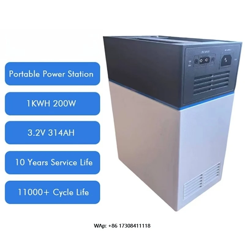 

Portable 200W Lithium Ion Power Battery Bank 1000WH Solar Panel & Controller Solar Power Station