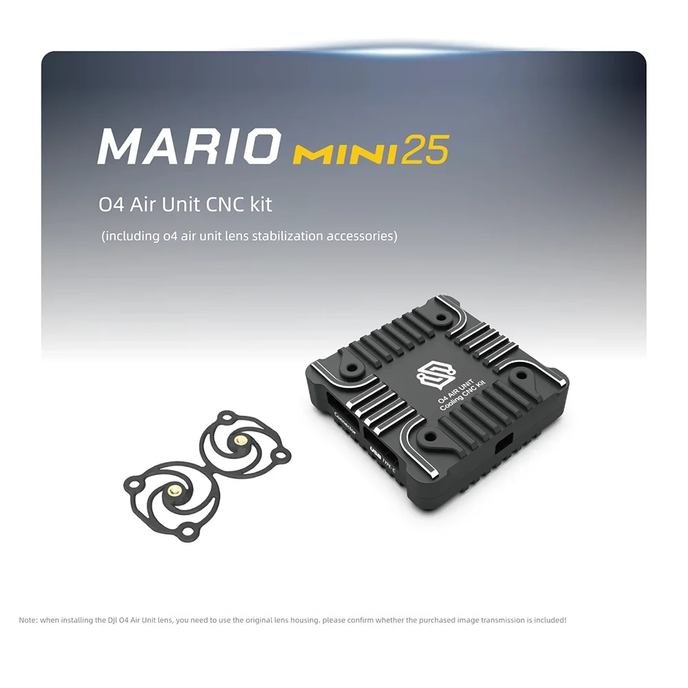Original Speedybee Mario Mini25 O4 Air Unit CNC Set Frame Wing Protector RGB LED Light GPS ELRS 2.4G Antenna