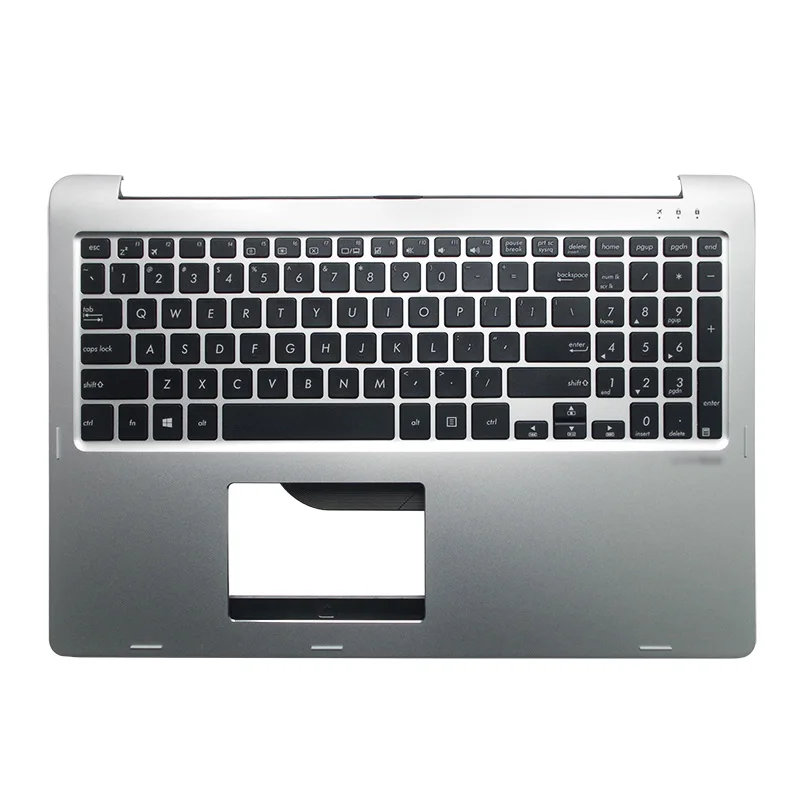 For ASUS TP500 TP500L TP500LA TP500LB TP500LN Laptop Palmrest Upper Case With US keyboard Silver