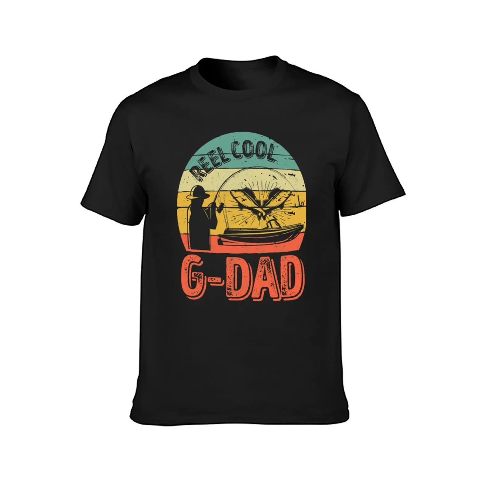 Reel Cool G-Dad Shirt Funny Fisherman Christmas Gift T-Shirt heavyweights blanks mens plain t shirts