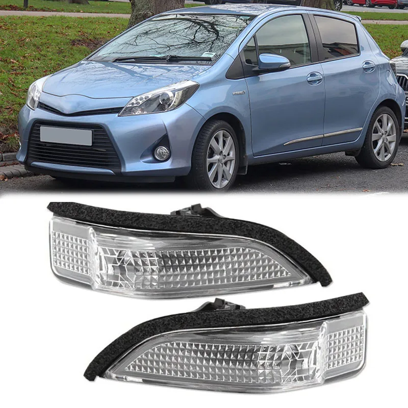 

Car Side Wing Mirror Indicator Light Lens For Toyota Yaris XP130 2011 2012 2013 2014 2015 2016 2017 2018 2019 Replacement Part