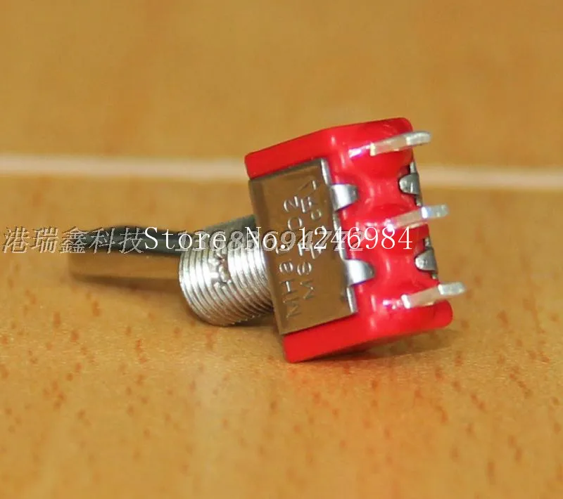 [SA]T8013U domestic flying model aircraft single flat handle two tranches M6.35 small toggle switch toggle switch MS102-U--50pcs