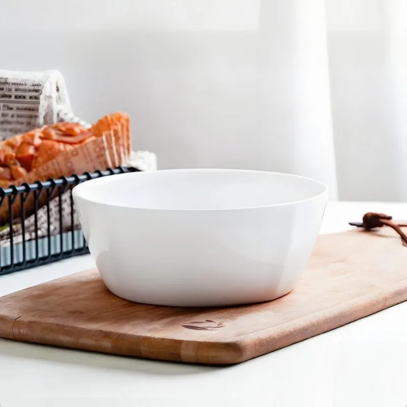 5.5 inch, fine bone china candy bowls, big ceramic chinese rice bowls, japanese style, for dinner, microwave safe, noodle bowl