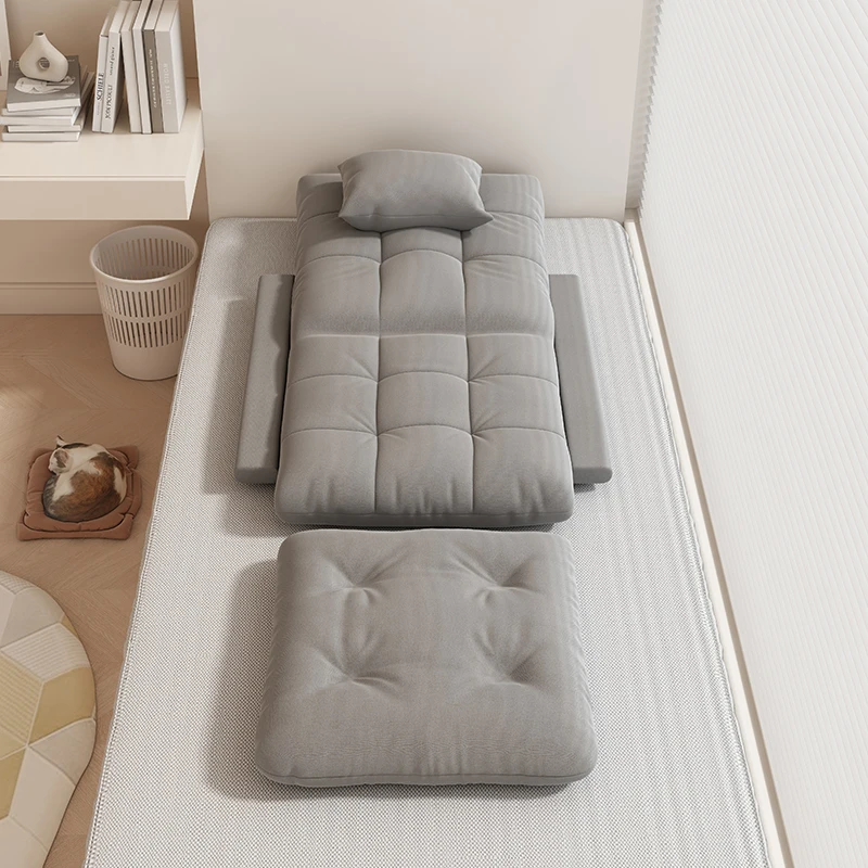 Lazy Sofa Bedroom Bay Window Folding Sofa Bed Can Lie Down and Sit on A Single Sofa Office Rest Sofa Chair