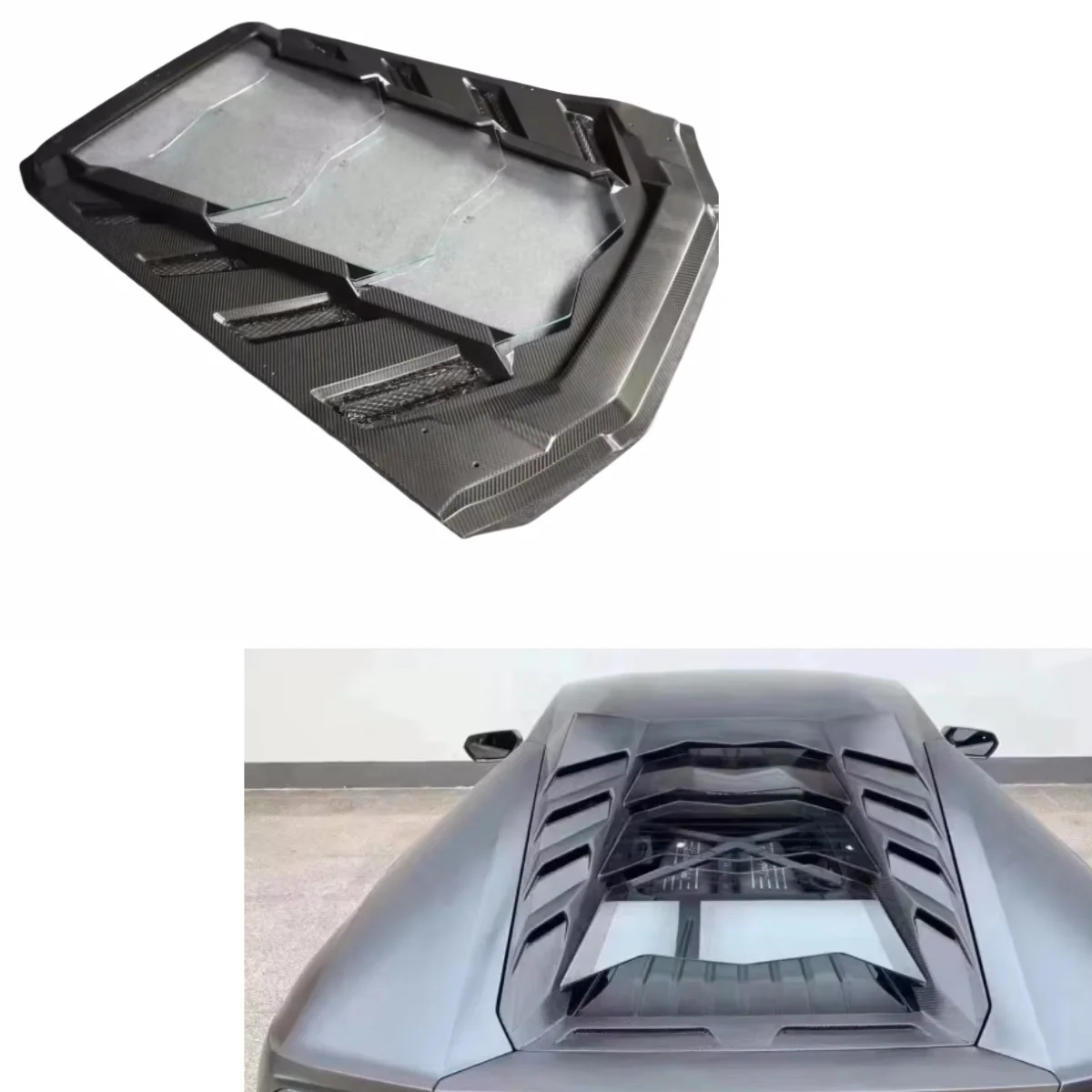 

Используется для Lamborghini LP580 LP610, модифицированный капот двигателя из углеродного волокна типа M.