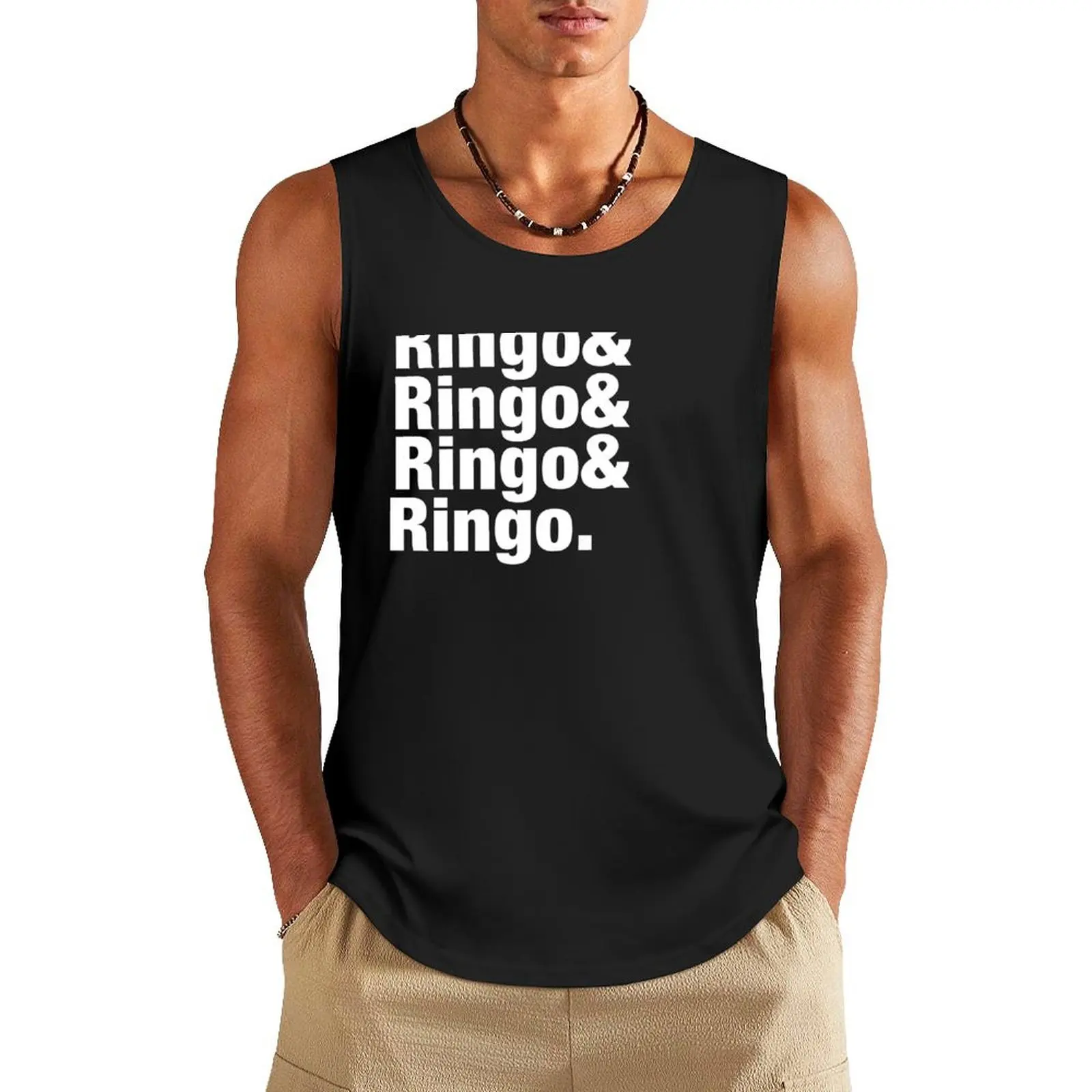 

Ringo&Ringo&Ringo&Ringo. Tank Top Man clothes for gym t-shirt gym man